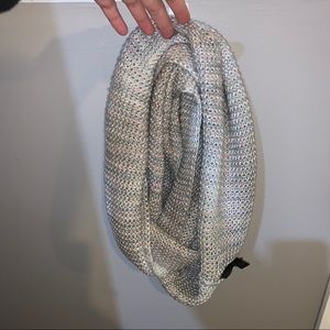 Multicolored infinity scarf